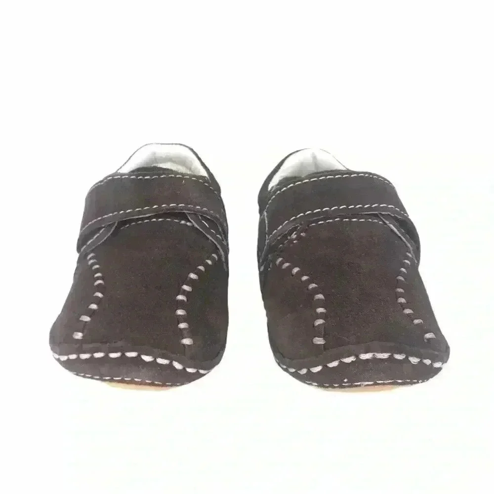 Rileyroos Jakester Baby Shoes Saddle Brown 3–6M Suede Walkers NWT Soft Sole